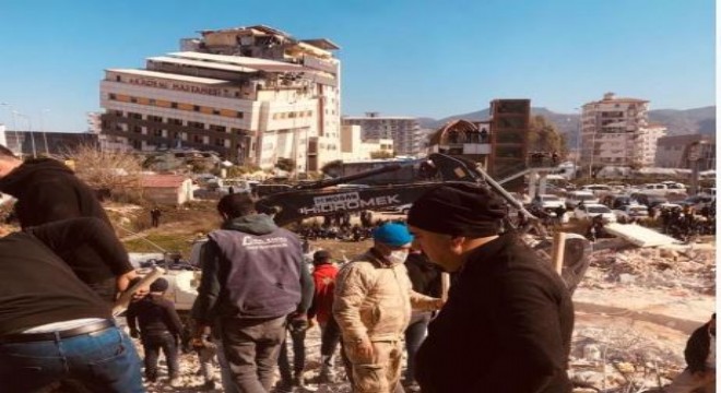 Erzurum iş insanları deprem bölgesinde
