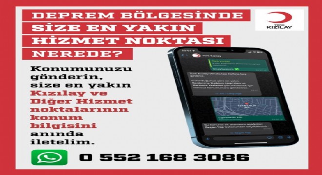 Türk Kızılay’dan yeni uygulama